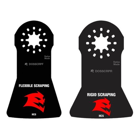 DIABLO Starlock 2 in. W High Carbon Steel Oscillating Scraper Set 2 pc DOSSCRP2